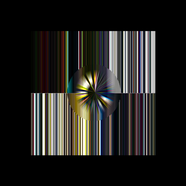 Imago, oltre la circonferenza, 2018, Serie Out of the Blue_GEOMETRY, digitalart